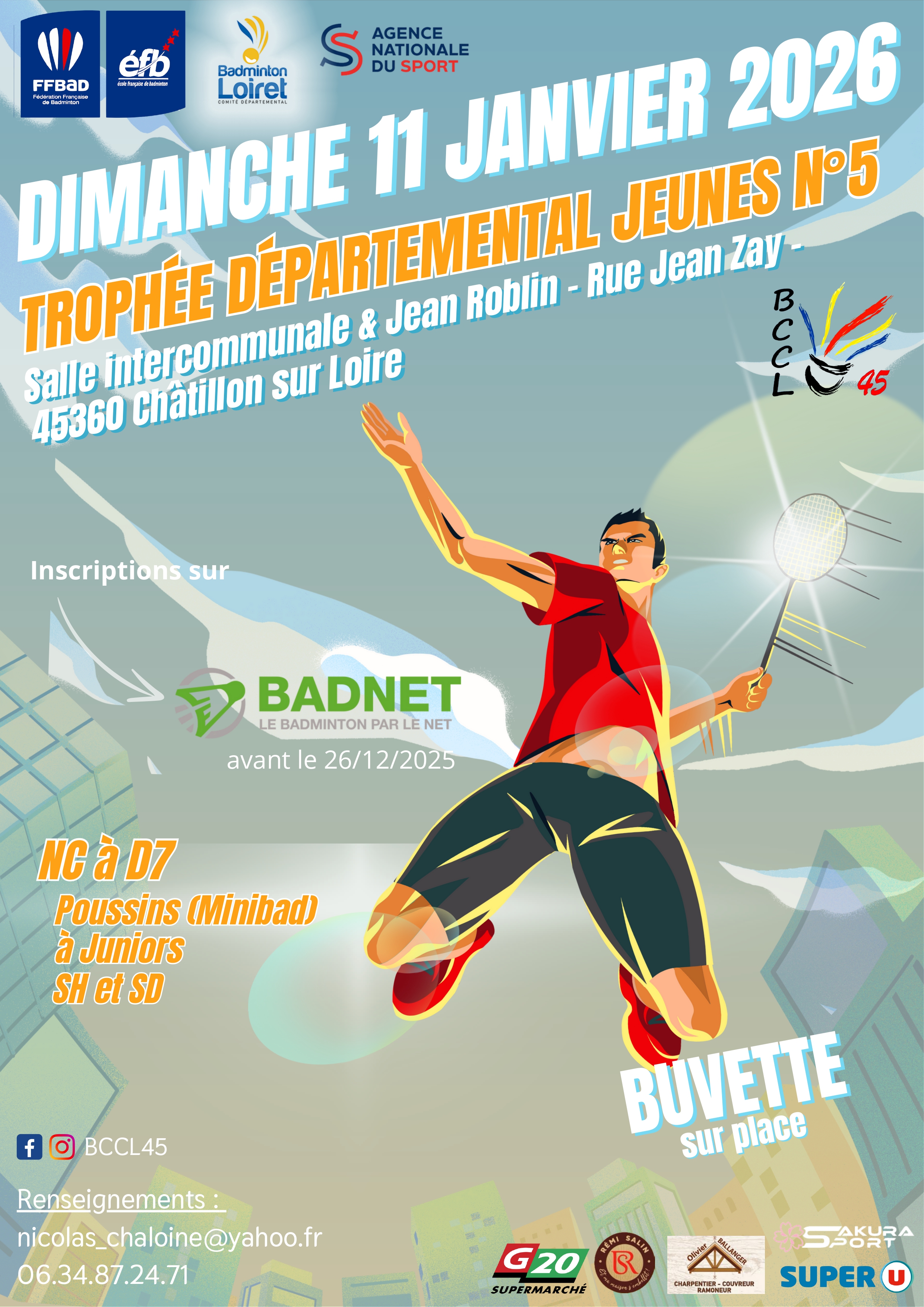 TDJ 5 Châtillon sur Loire Bleu et Vert Comité 45